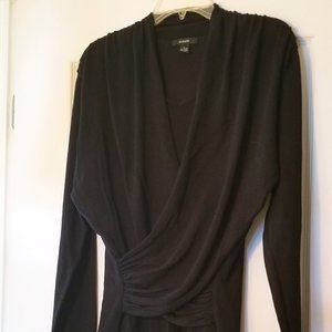 Alfani  Black Sweater 70% Rayon 30% Nylon Size Large.